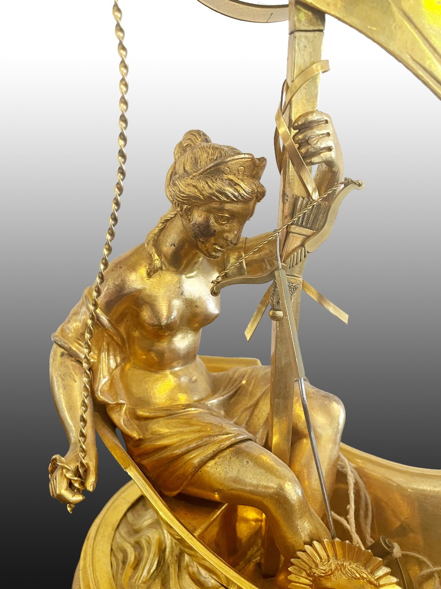 Horloge de bateau Biedermeier,  Vienne vers 1800 -photo-2