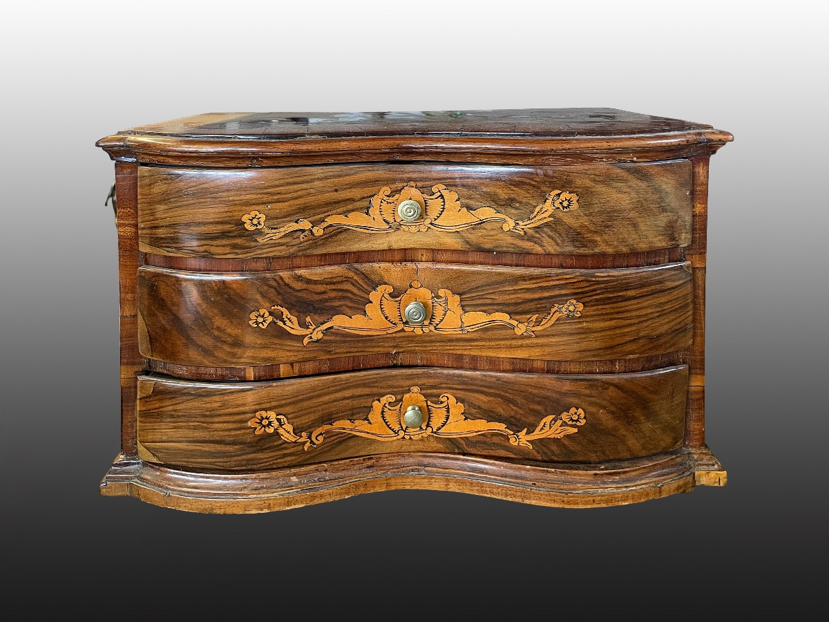 Walnut With Marquetry. German Circa 1730