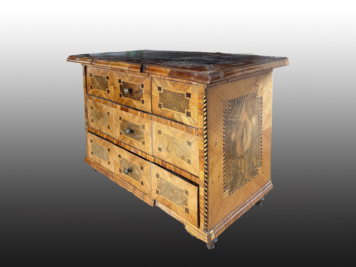 Josephinische Mini Chest Of Drawers, Circa 1780-photo-3