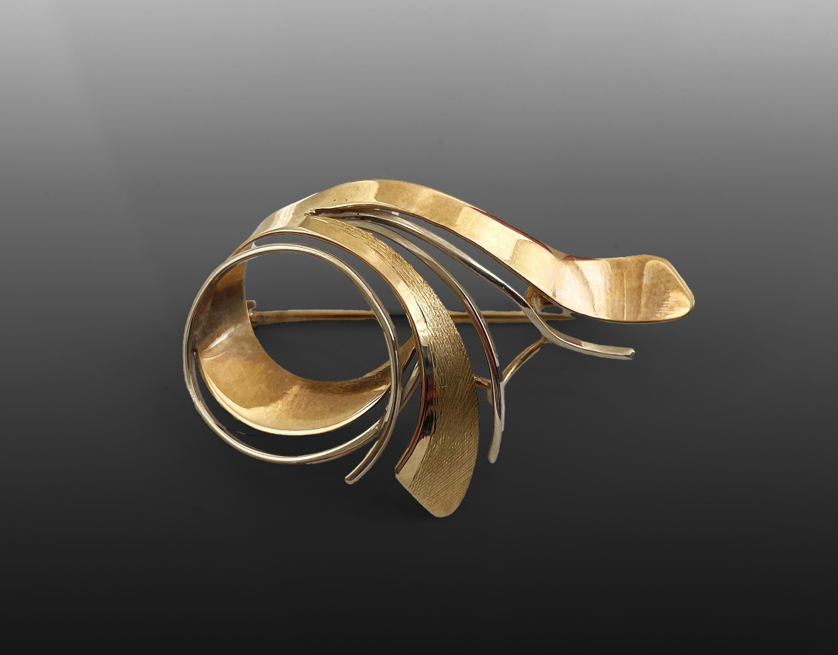Broche en or 