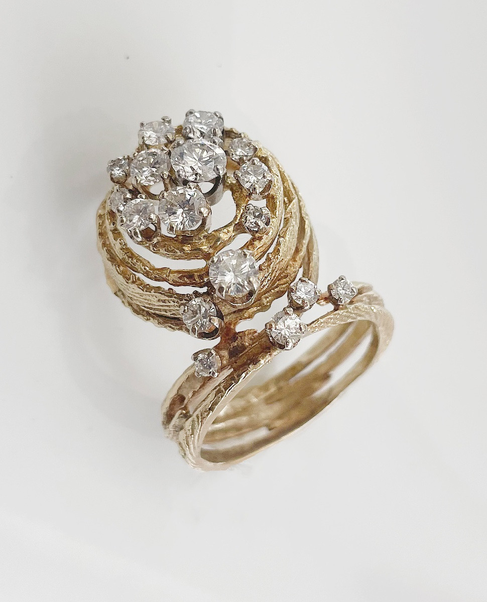 Ring With 16 Precious Stones-photo-4