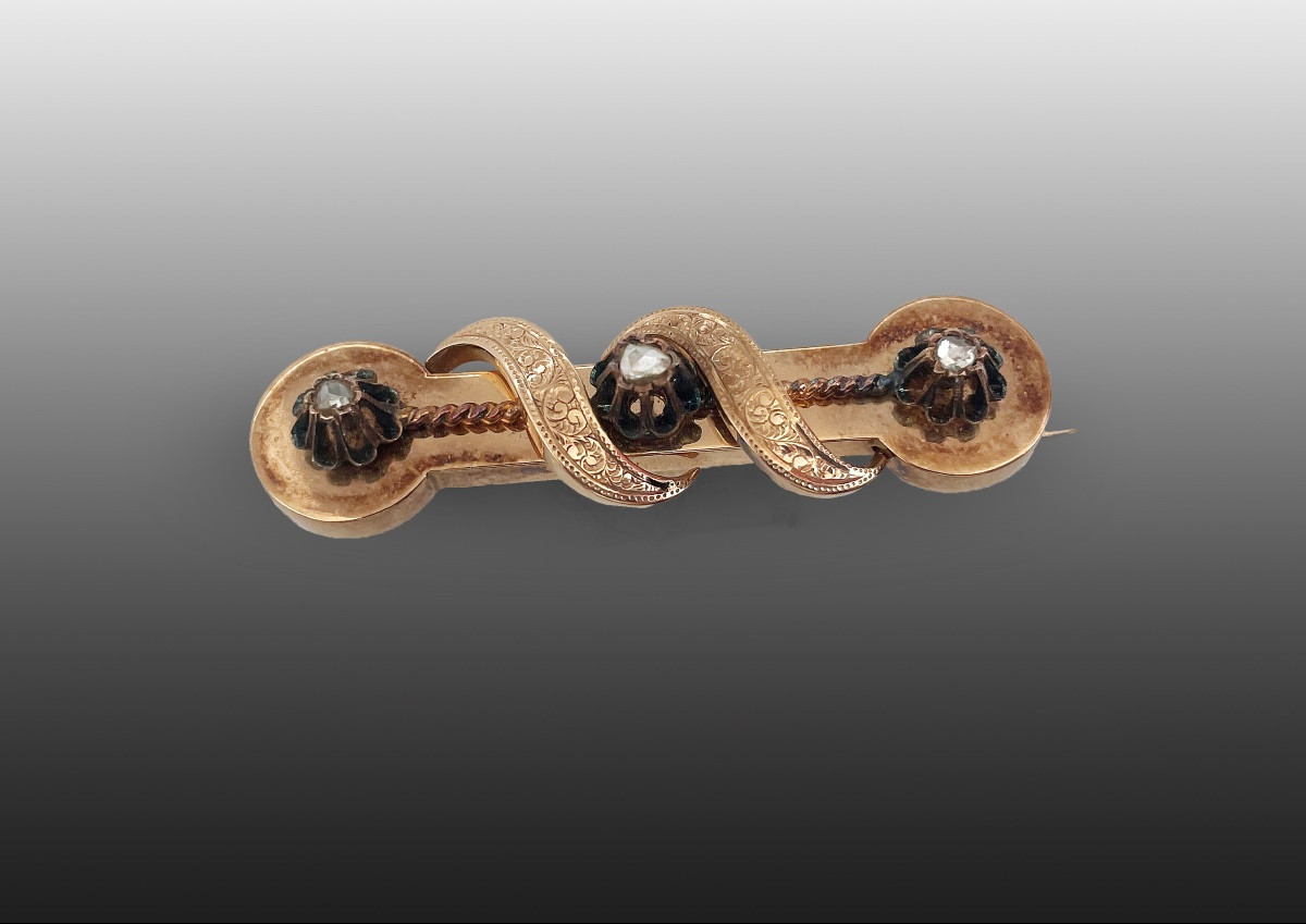 Biedermeier Branch With Brilliants