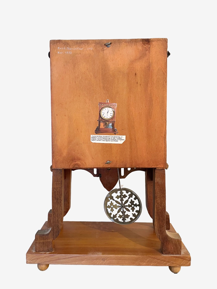 Empire Vienna Clock, Circa 1810-photo-3