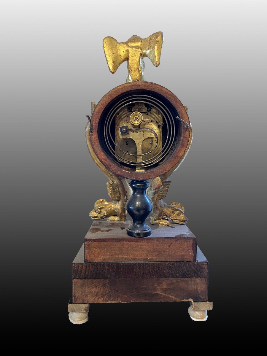 Petite horloge Empire viennoise Vers 1810-photo-1