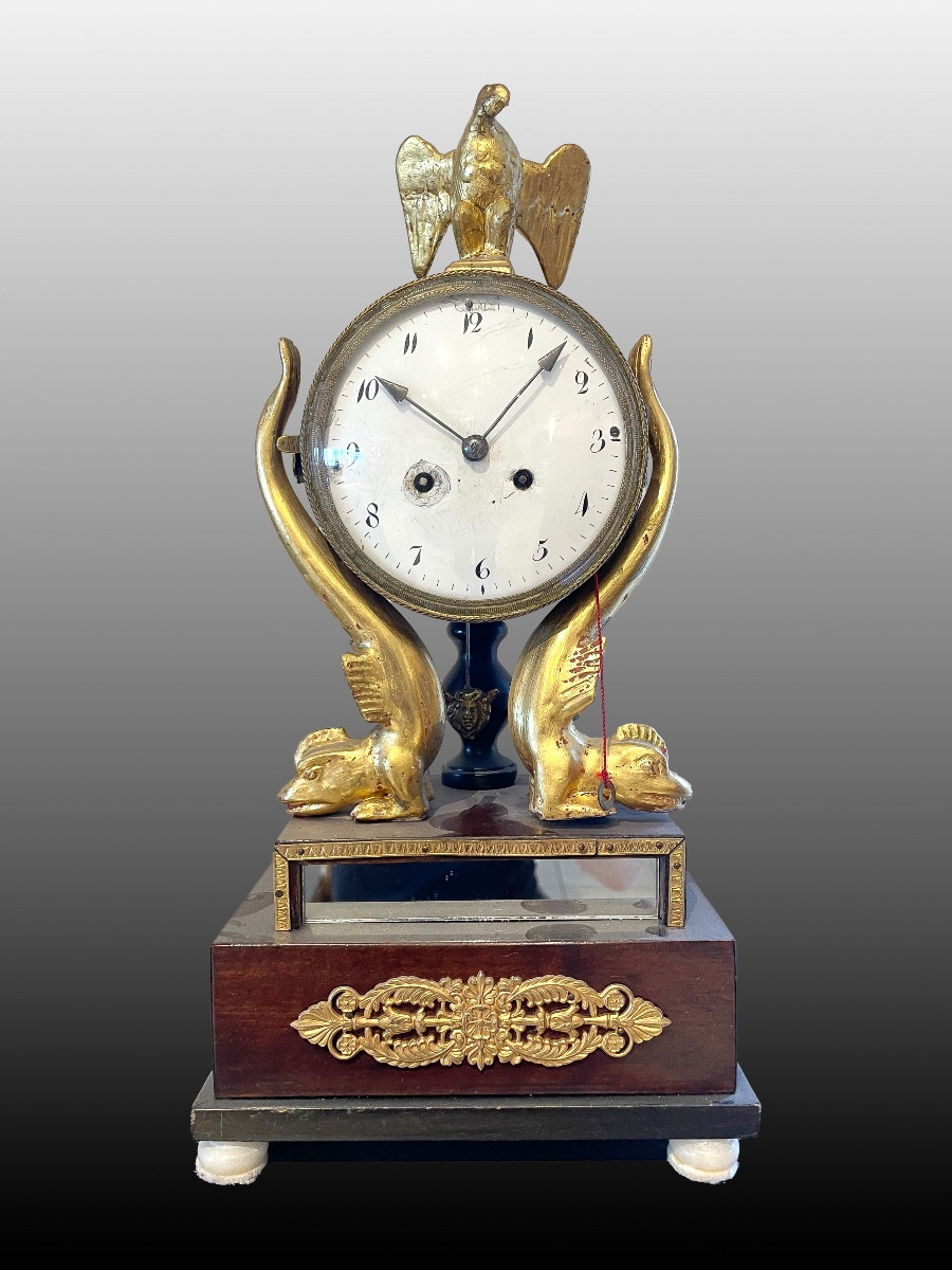Petite horloge Empire viennoise Vers 1810