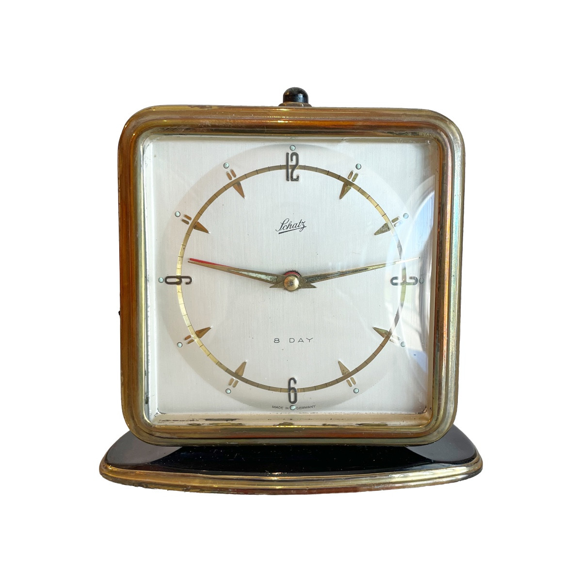 Réveil de voyage  Art nouveau  Allemagne « Schatz » 