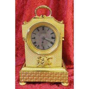 Empire Vienna Alarm Clock Circa 1810