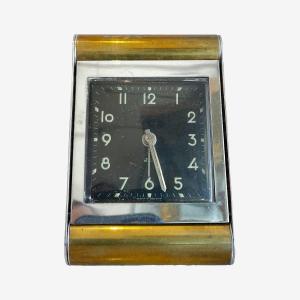 Réveil de voyage français en métal