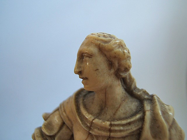 Fine Baroque Bone Figure Of A Saint, South Germany, Circa 17th/18th Century-photo-3