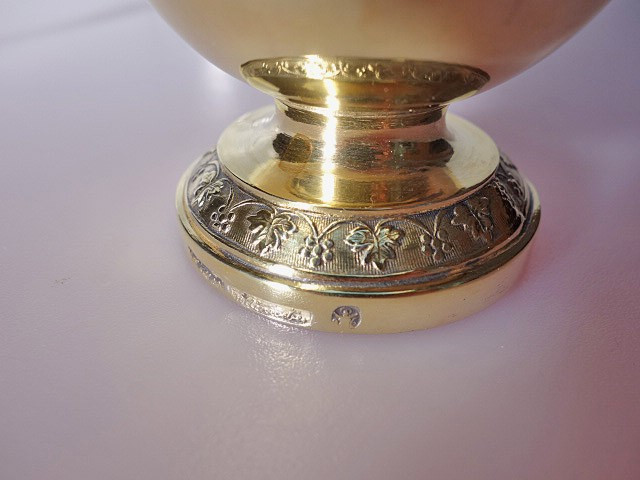 Filigree Empire/munich Biedermeier Mug, Early 19th Century-photo-1