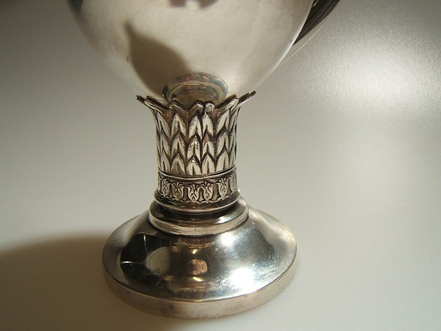Solid Silver Milk Jug, Pitcher, From Munich, Circa 1900-photo-3