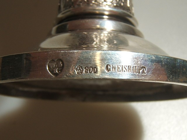 Solid Silver Milk Jug, Pitcher, From Munich, Circa 1900-photo-2