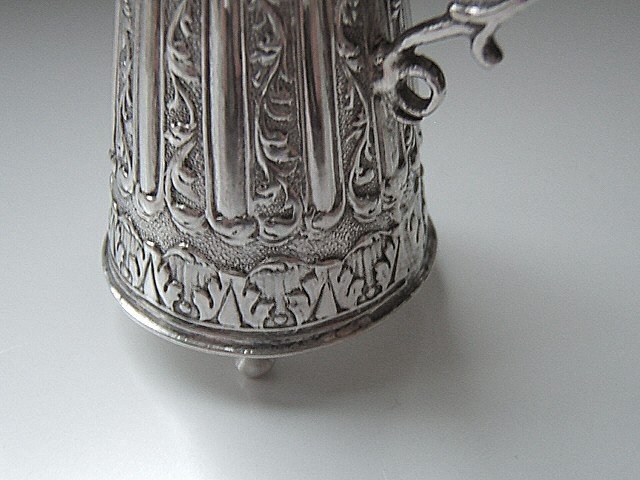 Rare Miniature Coffee Pot In Silver Holland Amsterdam 18th Century-photo-4