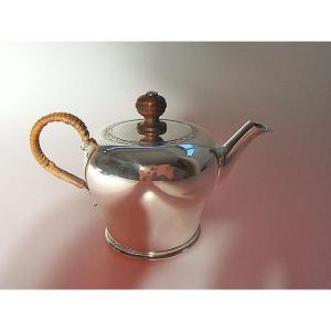 Baroque Silver Teapot From The Hague, Netherlands, 18th Century