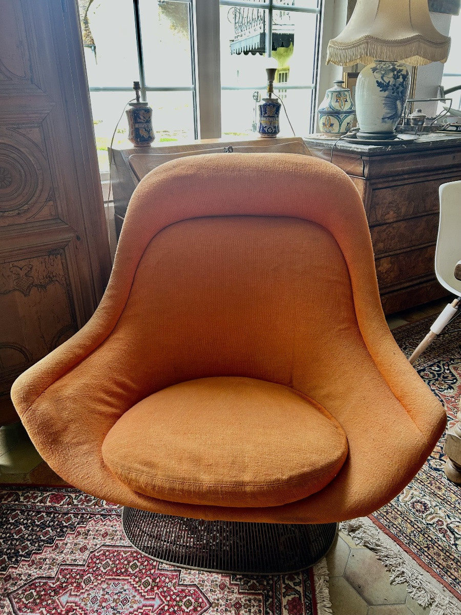 Paire de fauteuils Easy Chairs – Warren Platner pour Knoll, 1966-photo-3