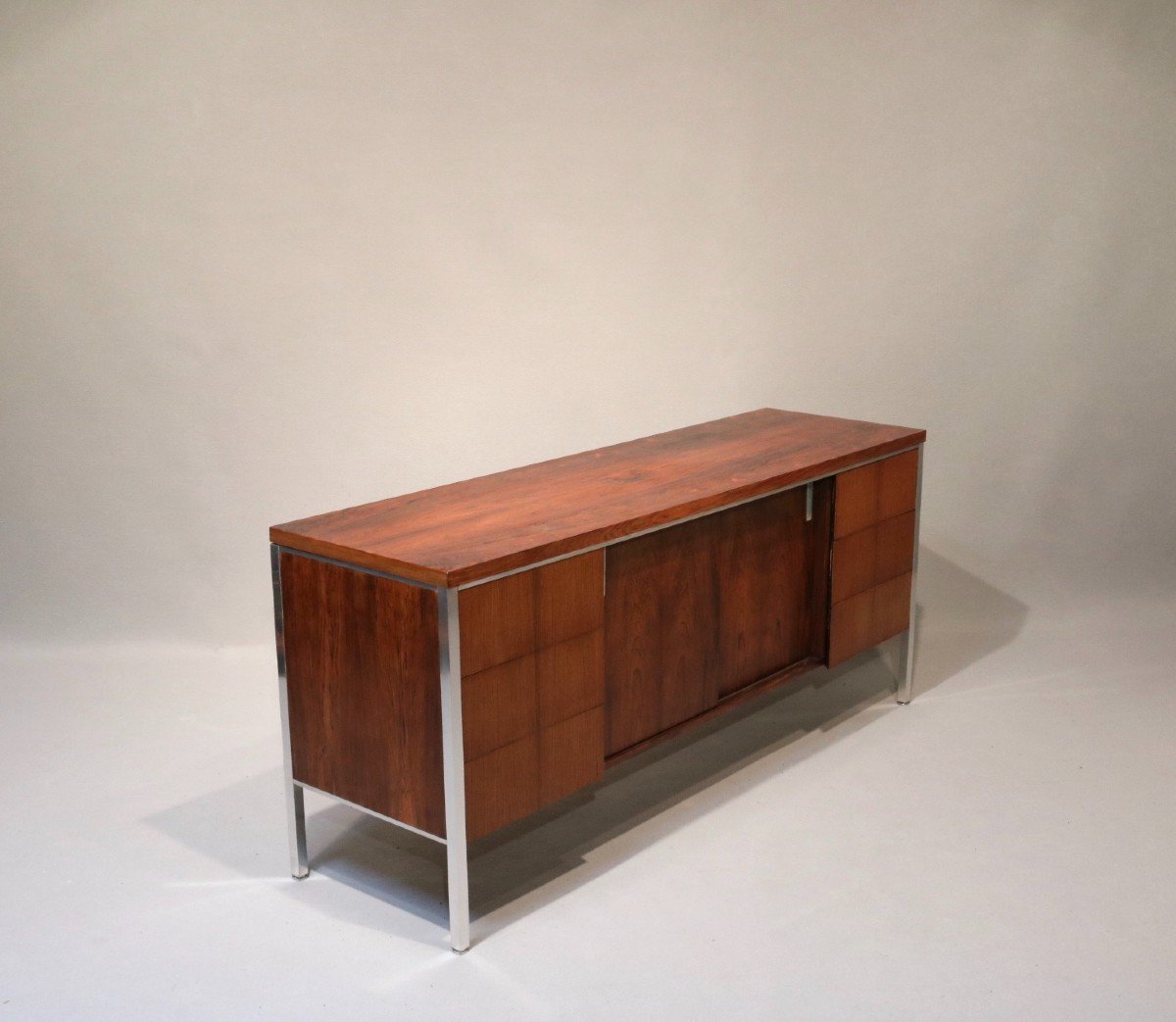 Rosewood Sideboard 1960 Osvaldo Borsani-photo-3