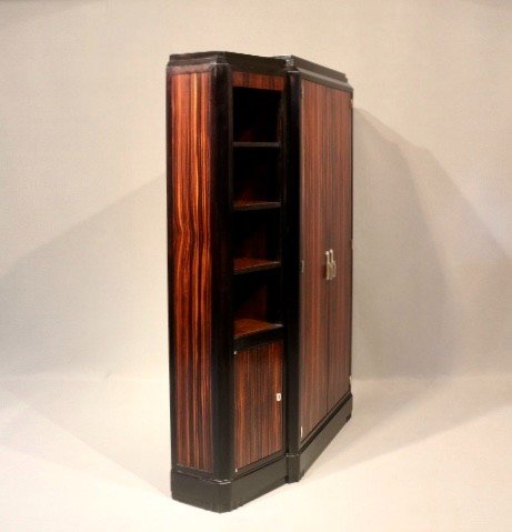 Art Deco Library Attributed To Lucie Renaudot-photo-2