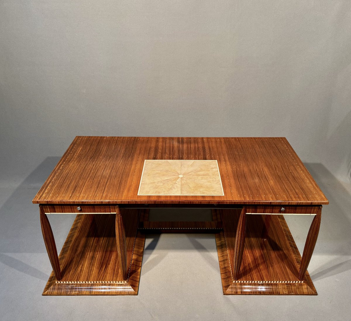 Bureau de style Art déco esprit Jacques Emile Ruhlmann-photo-2