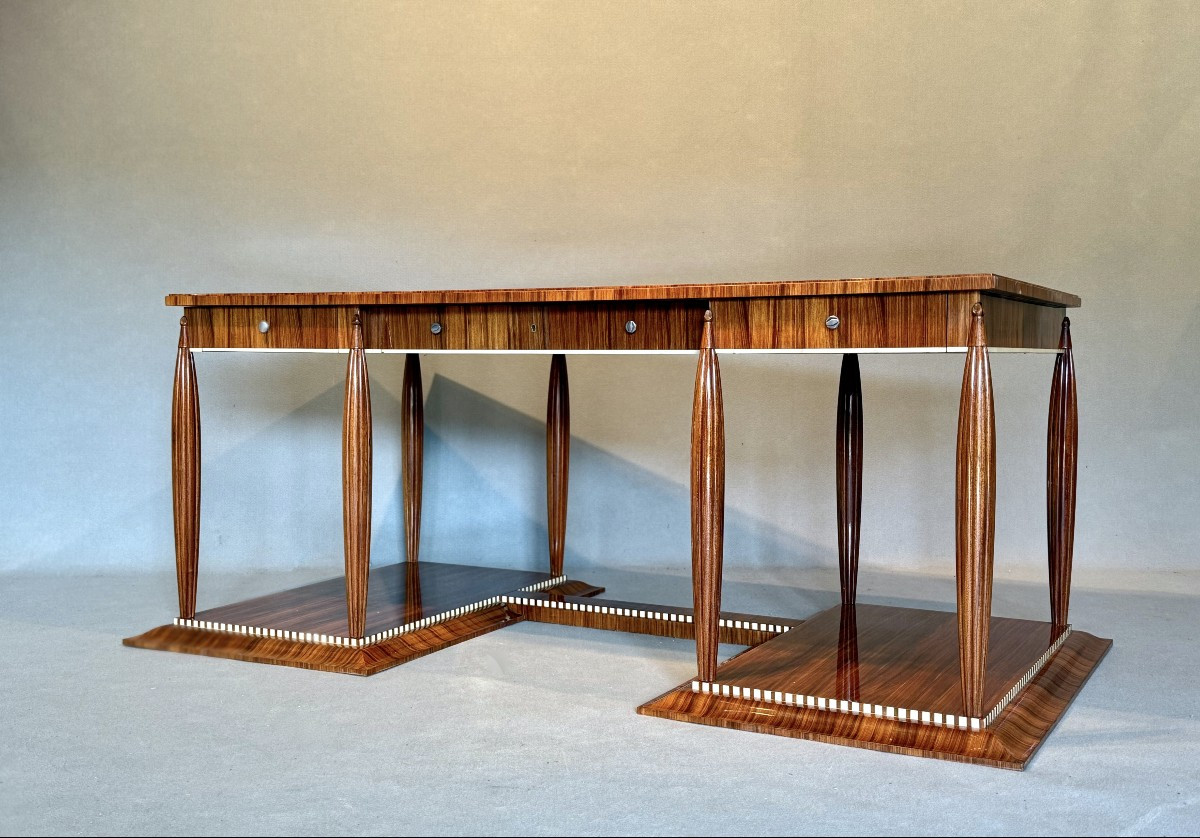 Bureau de style Art déco esprit Jacques Emile Ruhlmann