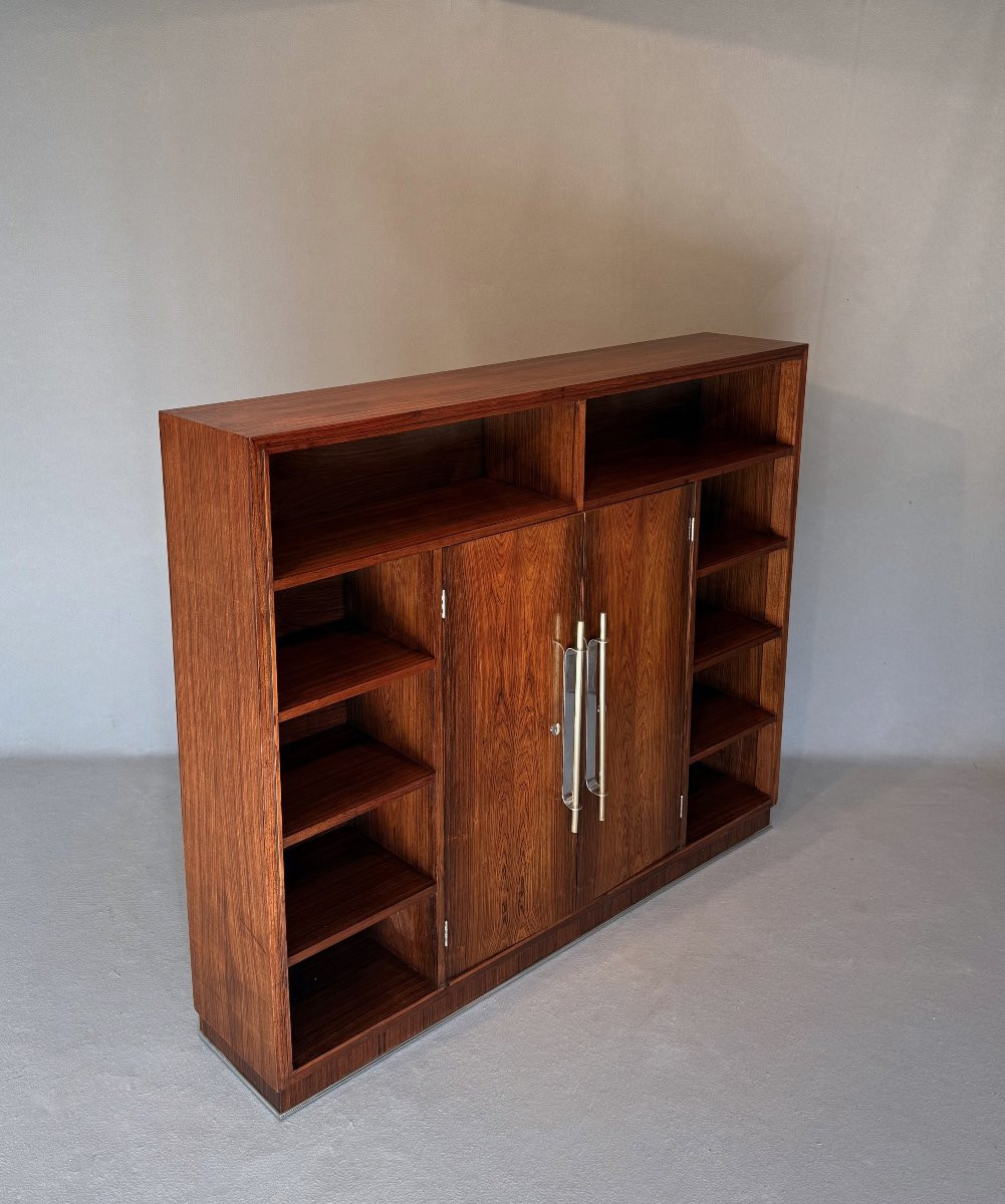 Bibliothèque Art déco signée Mercier-photo-2