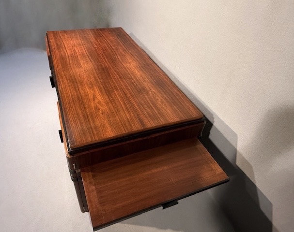 Art Deco Rosewood Desk Signed Majorelle -photo-1