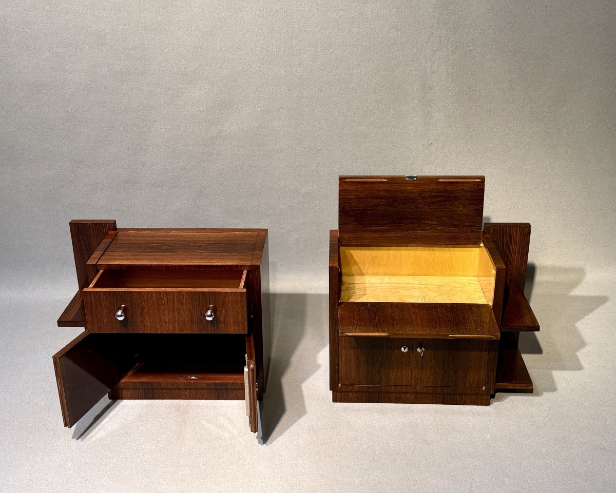 Paire Chevets Art déco-photo-1