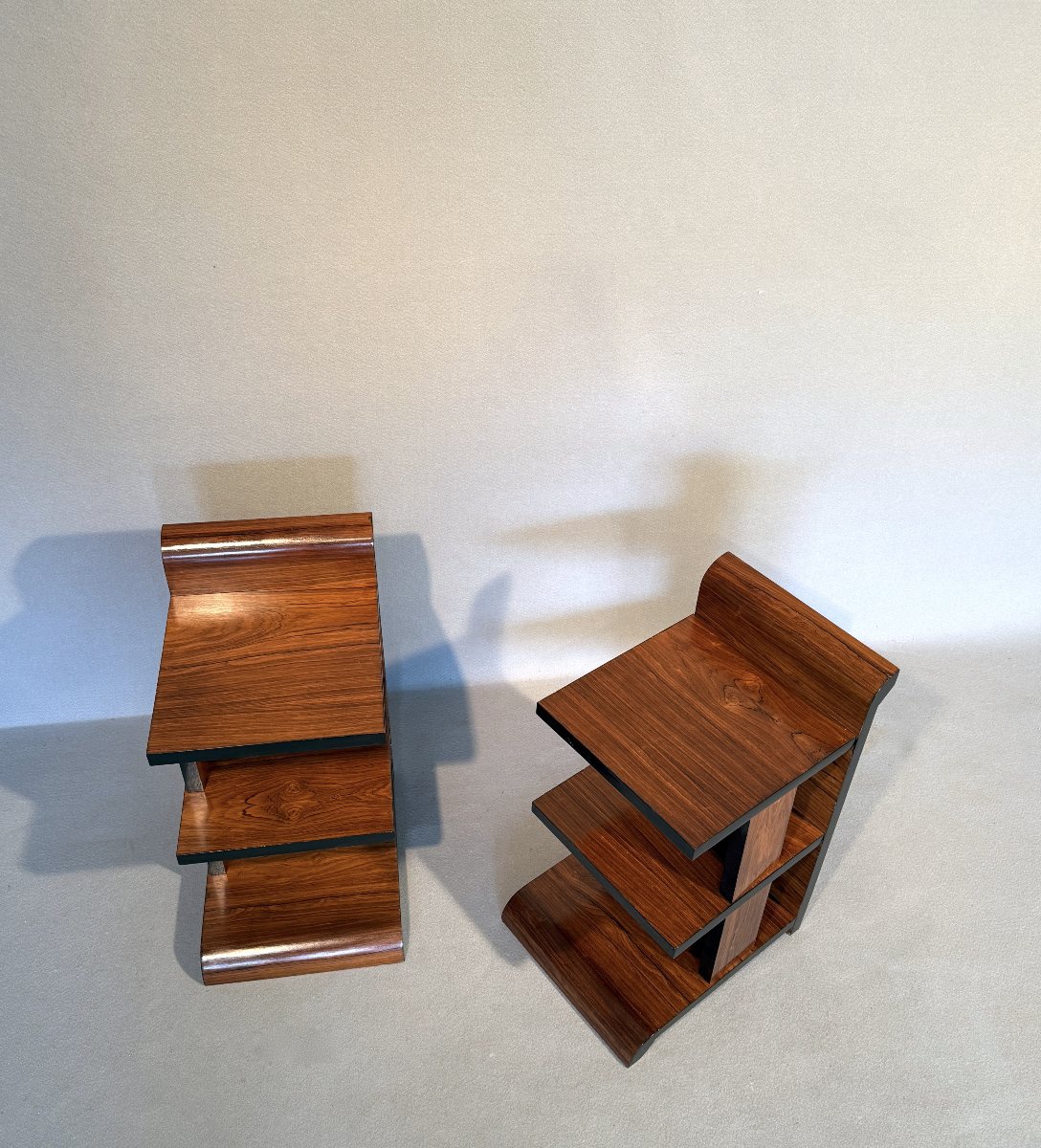Pair Of Art Deco Nightstands-photo-4