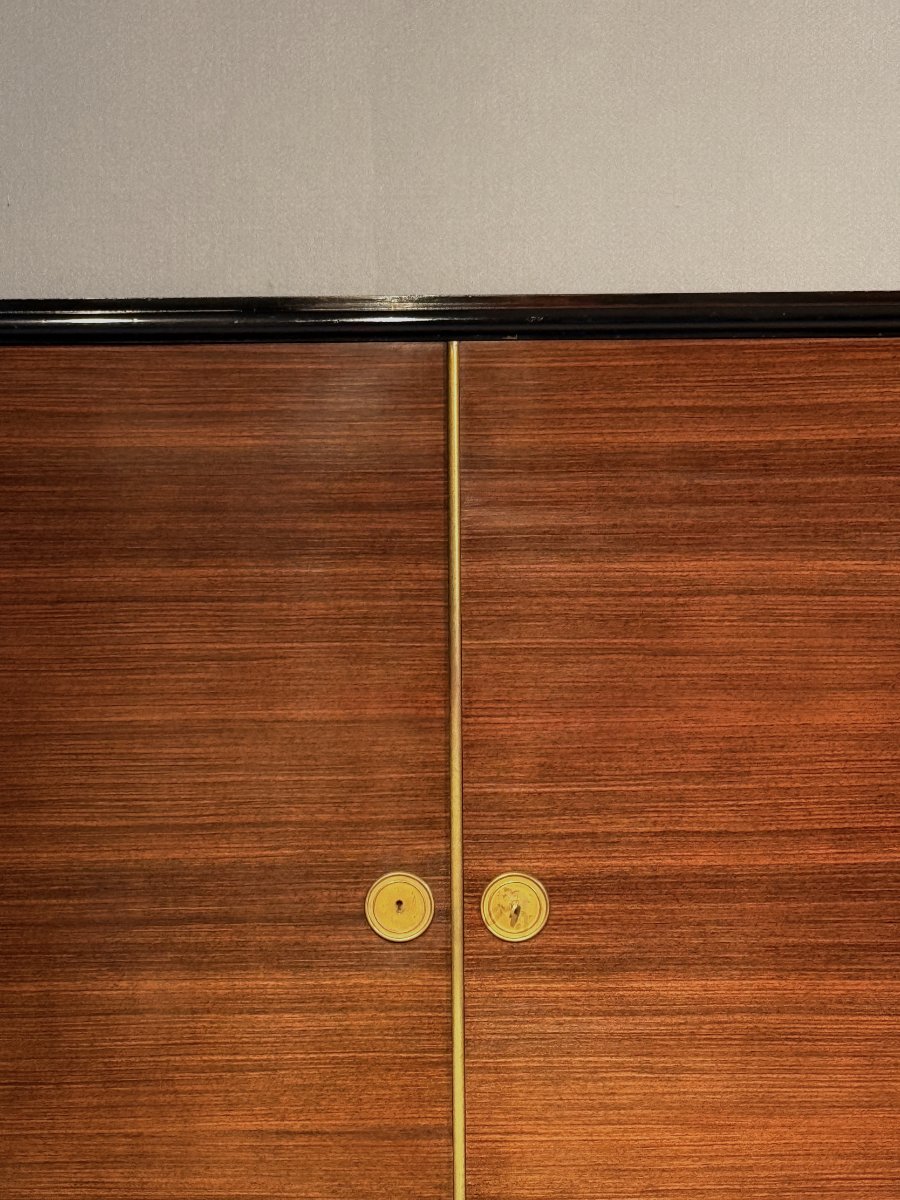 Art Deco Cabinet Attributed To René Drouet-photo-3