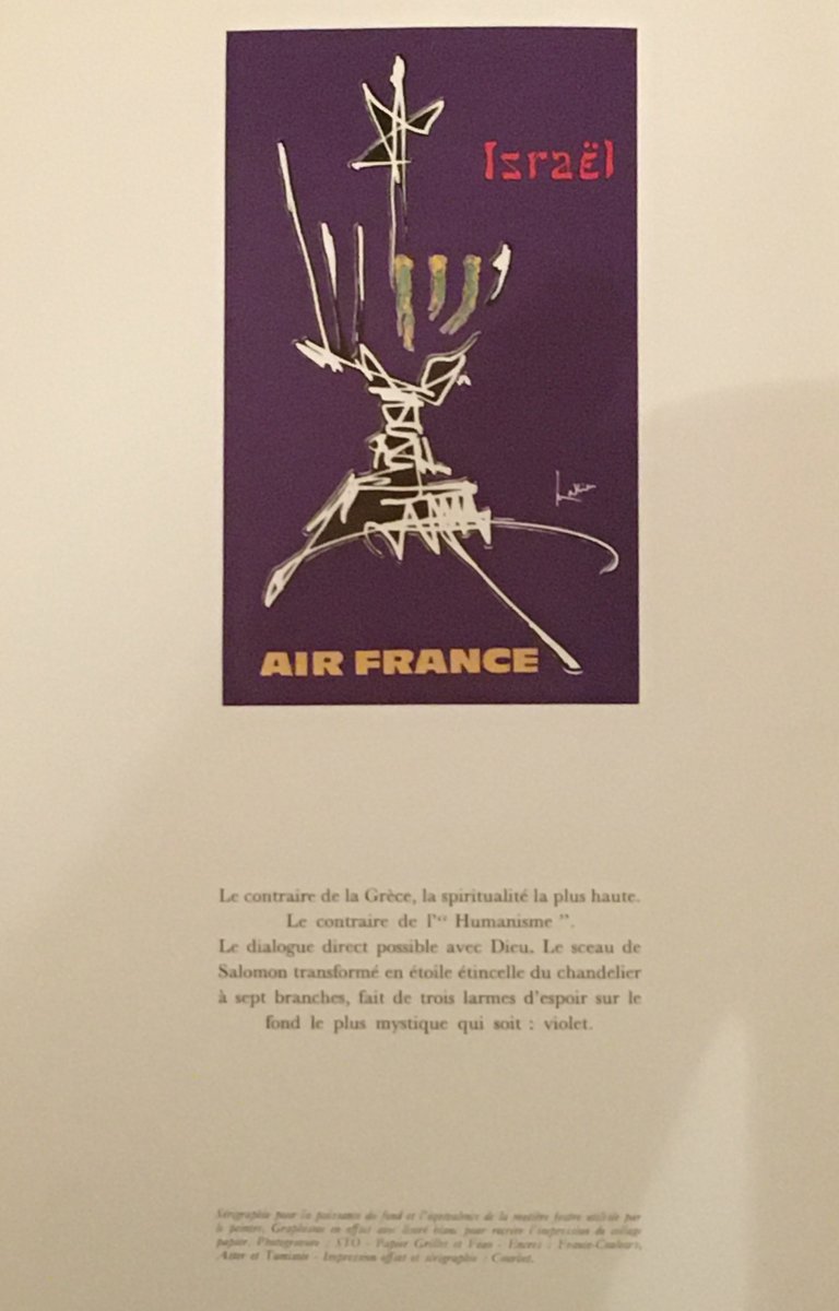 Affiche Air France Georges Mathieu-photo-2