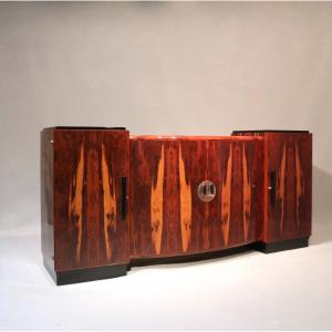 Buffet, Macassar Ebony Art Deco Sideboard