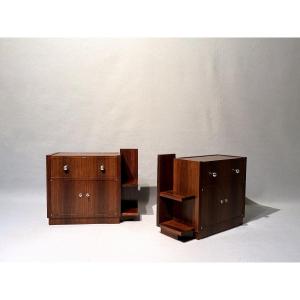 Pair Of Art Deco Hairpieces