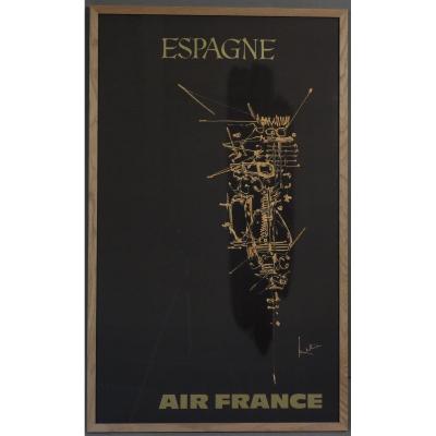 Affiche Air France Georges Mathieu