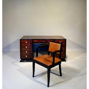 Bureau Art Déco et son fauteuil