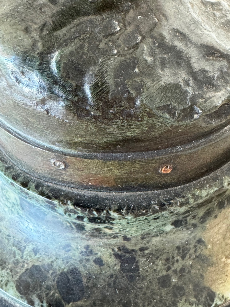 ALFRED BOUCHER  BRONZE  " AU BUT " FONDEUR SIOT  ( VERS 1890)-photo-7