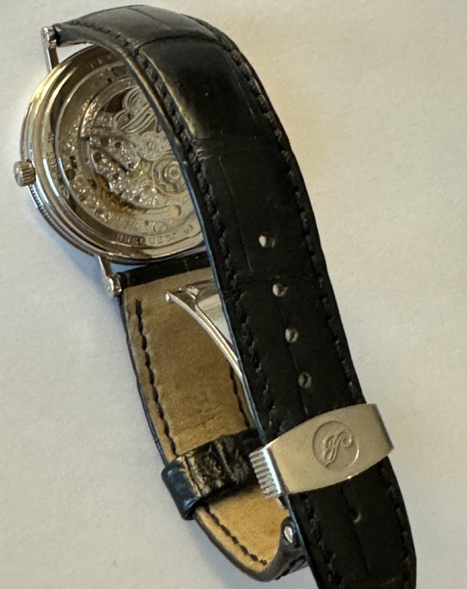 Breguet Classic Men's Watch With Moonphase Power Reserve Ref 3137 White Gold Full Set-photo-3