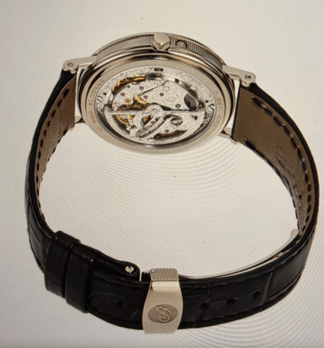 Breguet Classic Men's Watch With Moonphase Power Reserve Ref 3137 White Gold Full Set-photo-7