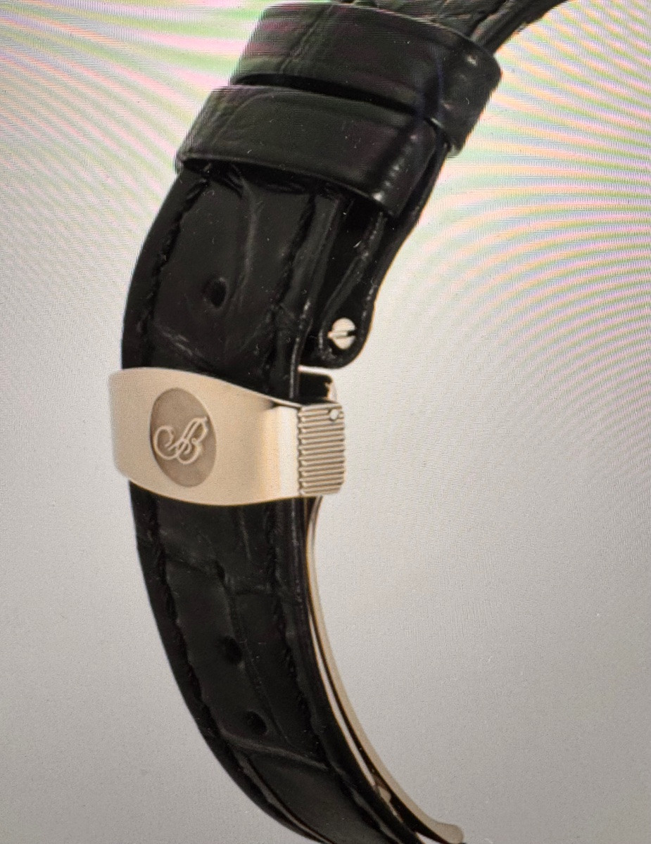 Breguet Classic Men's Watch With Moonphase Power Reserve Ref 3137 White Gold Full Set-photo-8