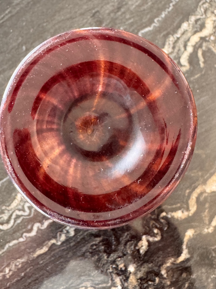  Charles Schneider: Small Vase With Red Currants, 1922, In Perfect Condition (12.8 Cm)-photo-4