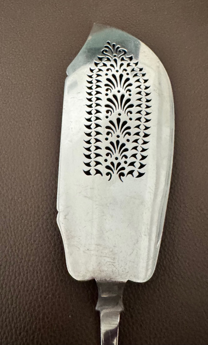 Fish Spoon (pie Spoon?) Solid Silver, English, 30 Cm, Uniplat-photo-7