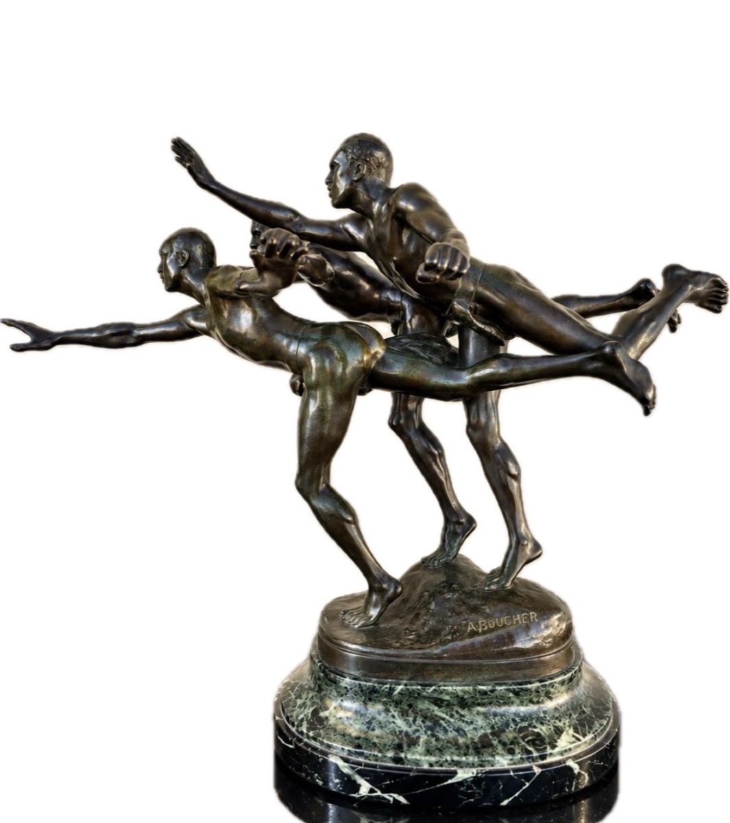 ALFRED BOUCHER BRONZE  AU BUT FONDEUR SIOT EPOQUE FIN XIX SIECLE  ( VERS 1890 )-photo-7
