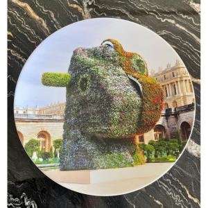  Rare Jeff Koons Plat Porcelaine Edition Limitée 32 Cm