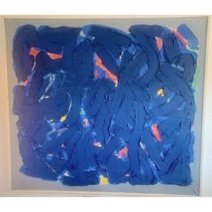 Georges Ferrato Born In 1949 Very Large Oil On Canvas 