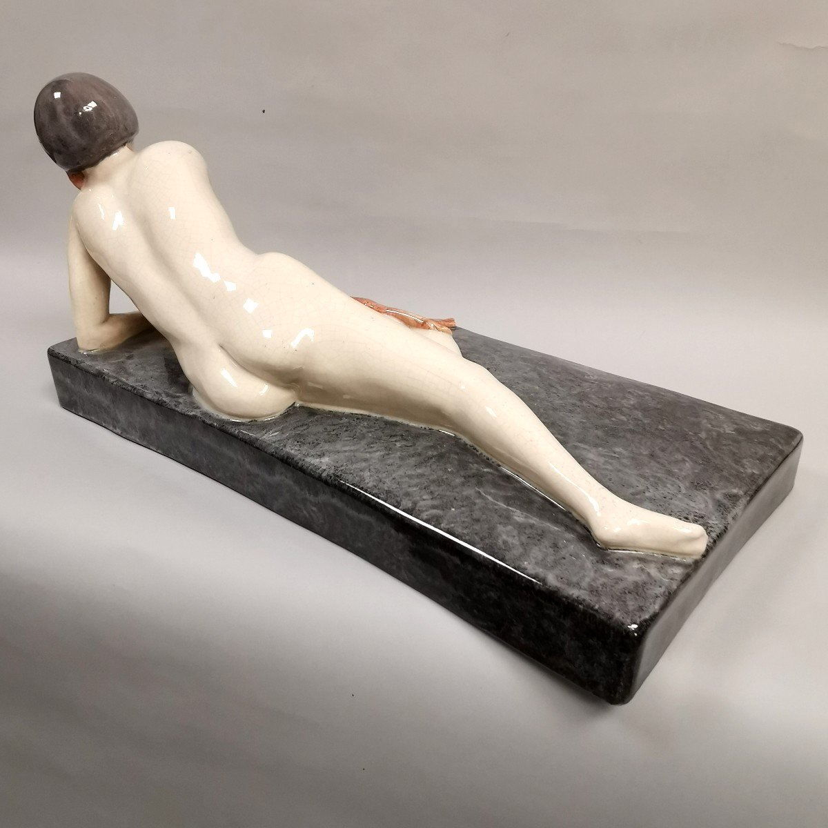 Marcel Guillard (1896-?) Art-deco Sculpture, Etling Paris Edition-photo-1