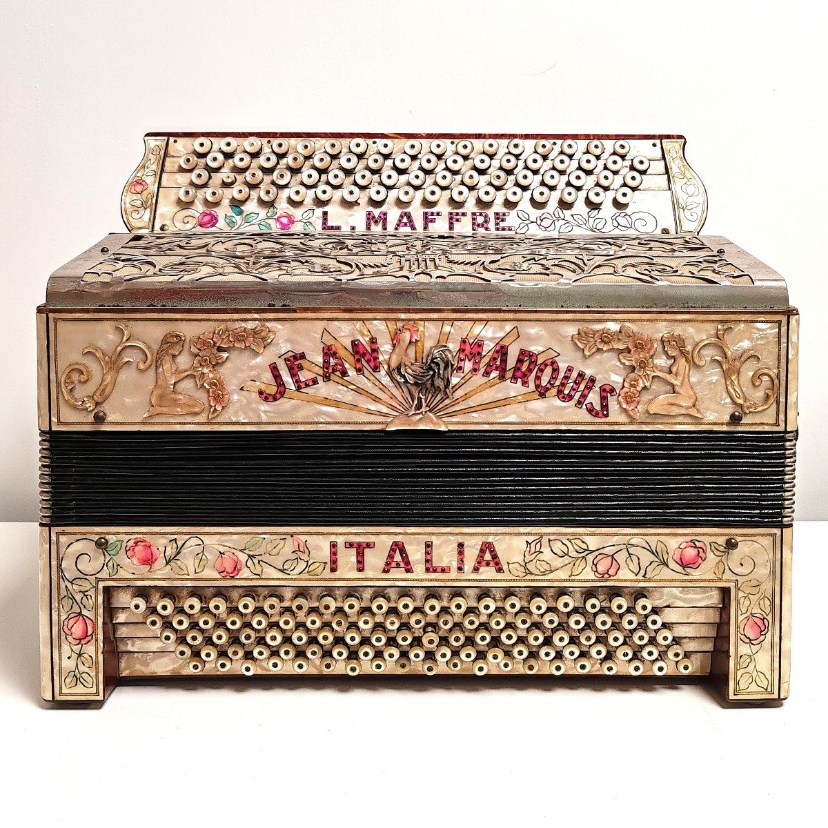Italian Accordion 1934, Pearly Decoration.