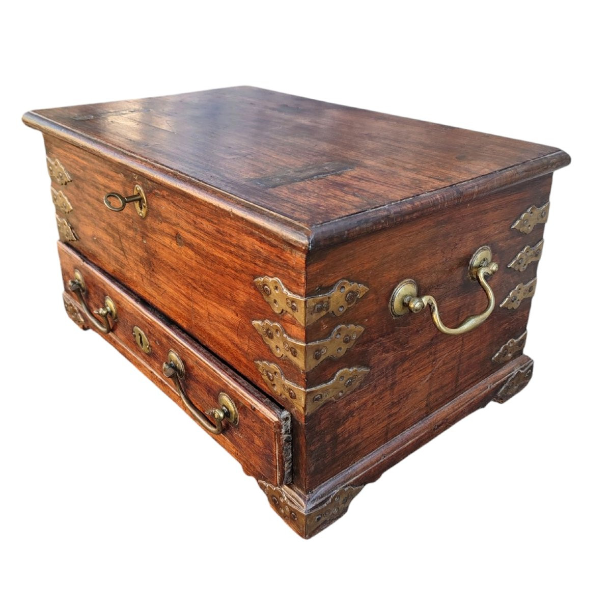 18th Century Indo-portuguese Colonial Box -photo-3