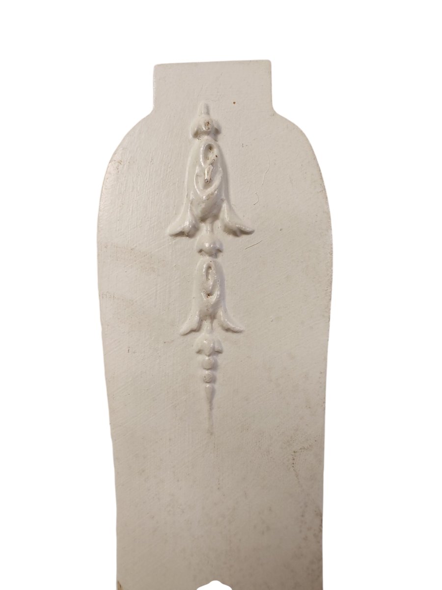 Miroir de table 1900  en bois laqué. -photo-1