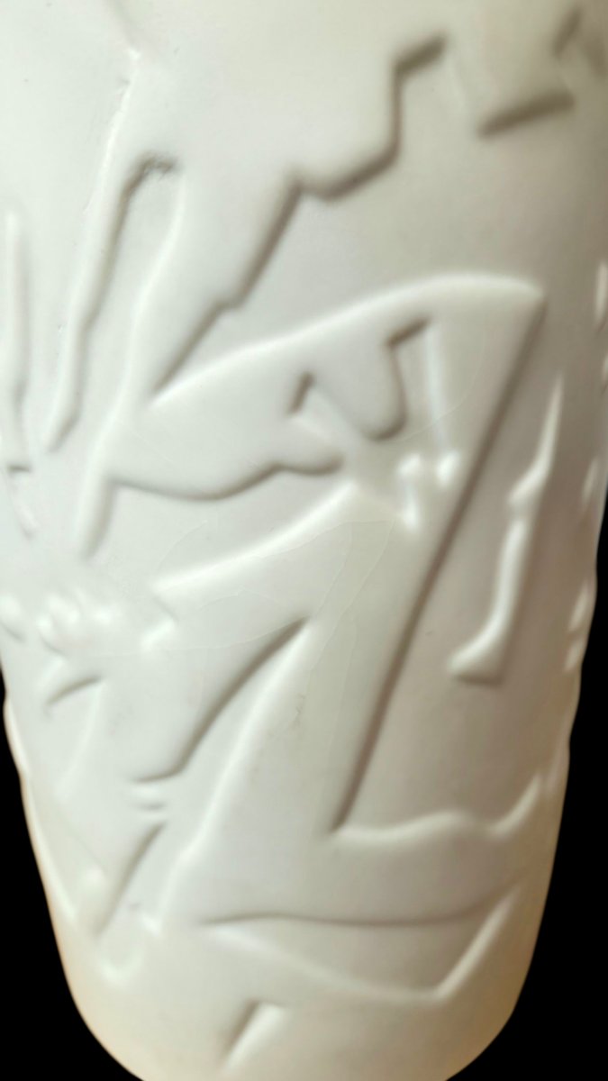 étienne Hajdu (1907-1996) Roller Vase Manufacture Sèvres -photo-5
