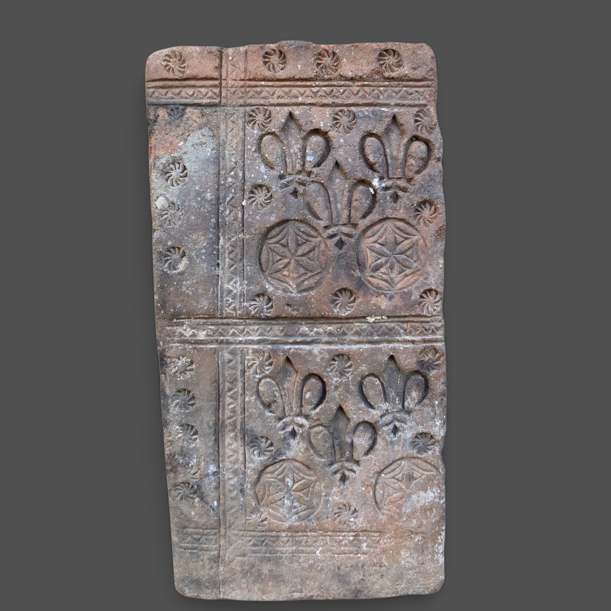 Gothic Period Stone Fireplace Element-photo-2
