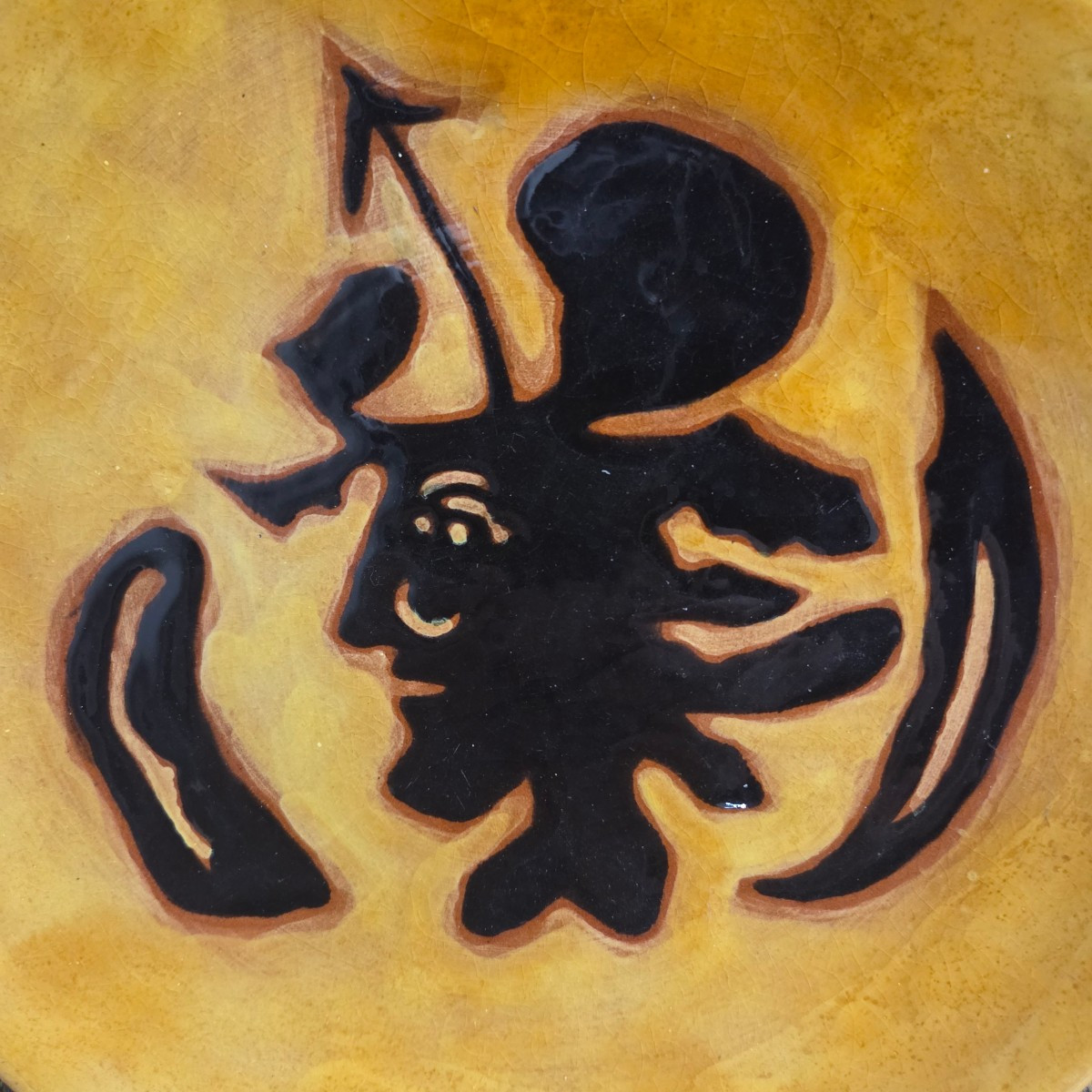 Jean Lurçat. Sant-vicens Ceramic Plate-photo-3