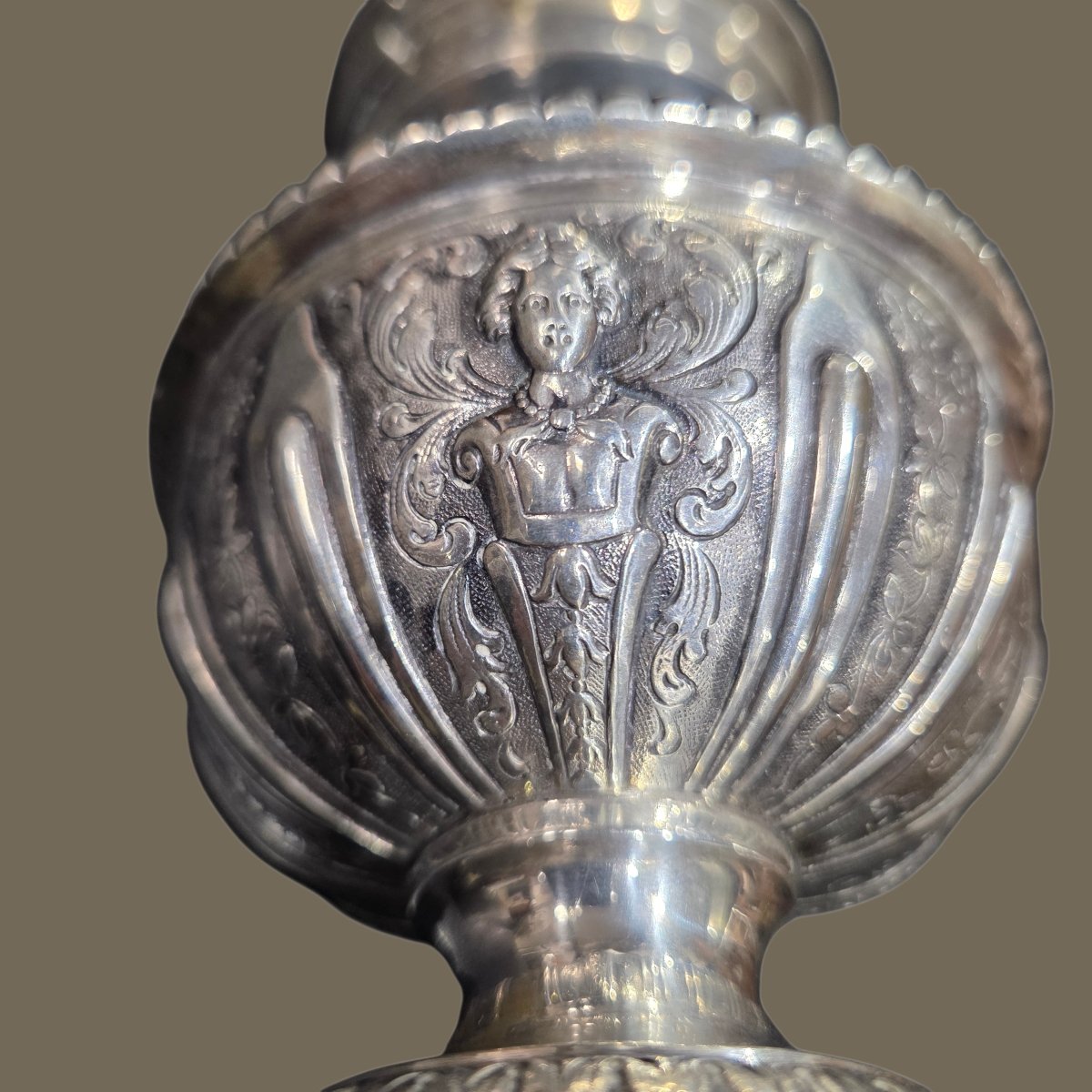 Silver Sugar Shaker/shrimp – Late 19th Century – Hallmarked 1893-photo-2